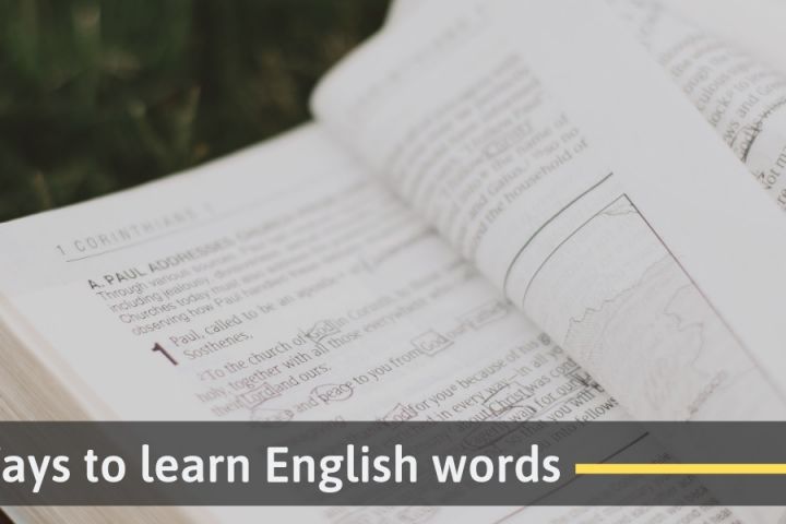 영어회화를 위한 단어 암기 교재와 방법들