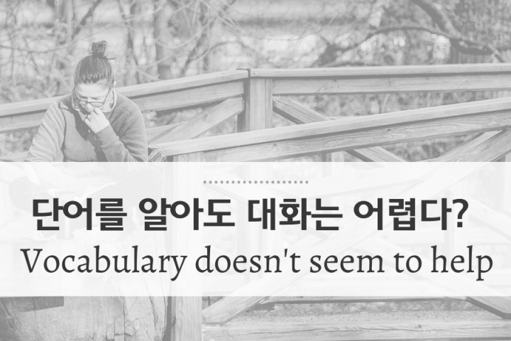 영어단어는 아는데 왜 입에서 안 나오지?