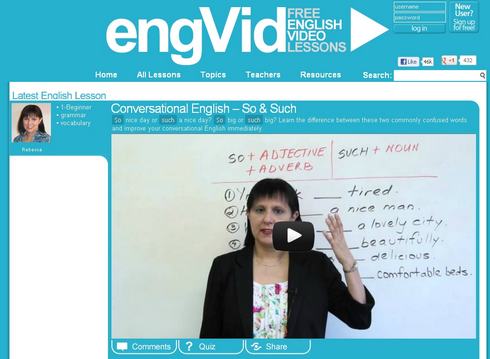 미국식 영어회화, 무료 학습 최고 사이트 EngVid